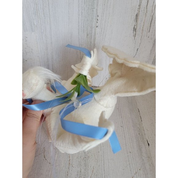 Vintage 1993 Annalee goose dover white xmas - Picture 4 of 9